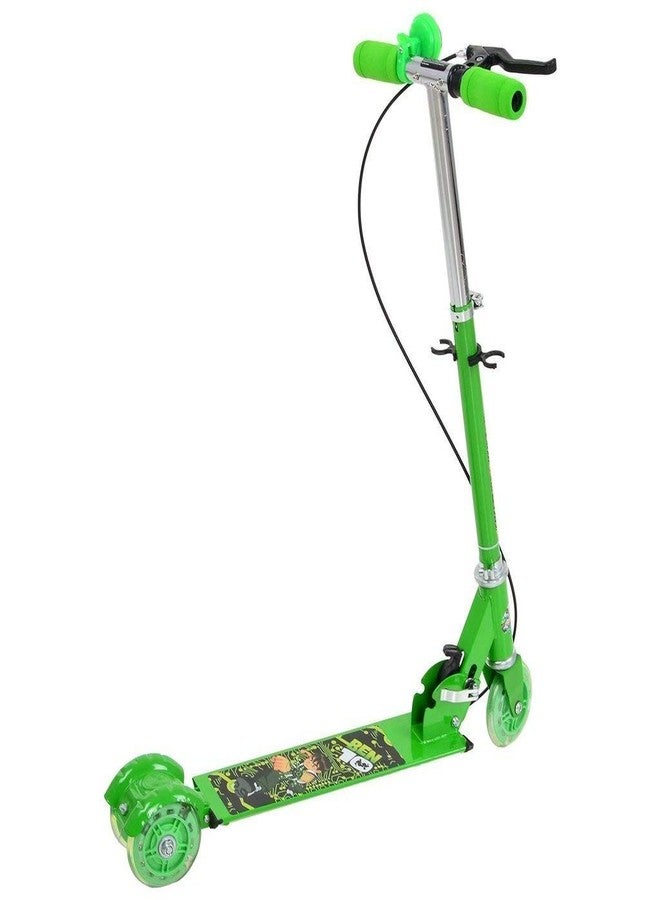 شريجي سكوتر شريجي رود رنر للأطفال من سن 3 إلى 14 سنة، ارتفاع قابل للتعديل، قابل للطي، عجلات من البولي يوريثان بإضاءة LED، يتحمل وزنًا يصل إلى 75 كجم، مزود بفرامل (قد يختلف اللون والطراز أحيانًا). - Image 4